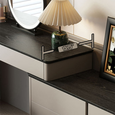 Makeup Vanity with Light mirror,8 drawers