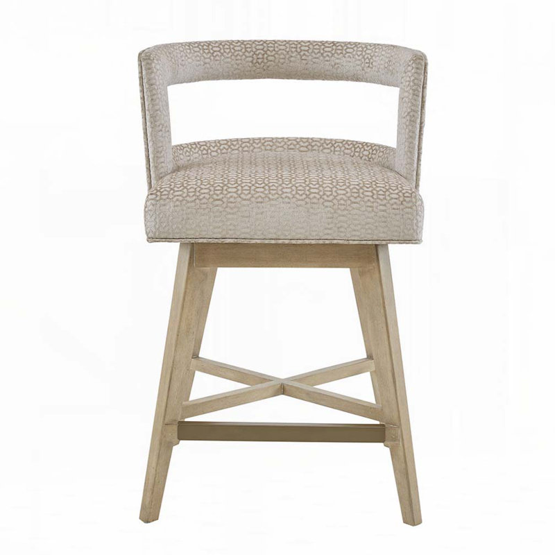 Tabouret de comptoir pivotant, Beige
