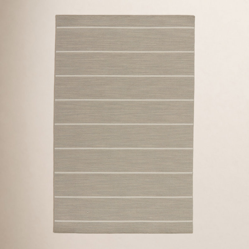 Creekmont Wool Striped Indoor Rug, Rectangle 8' x 10'