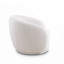 2 PCS. Fauteuil d'appoint pivotant en tissu Boucle, confortable et élégant pour les salons modernes