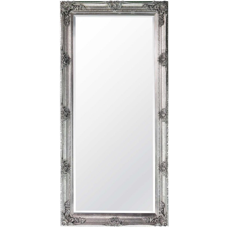 Fraire Wood Mirror, Silver