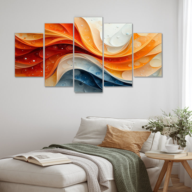Lawncrest - Abstract Spirals Wall Decor - Modern Wall Art