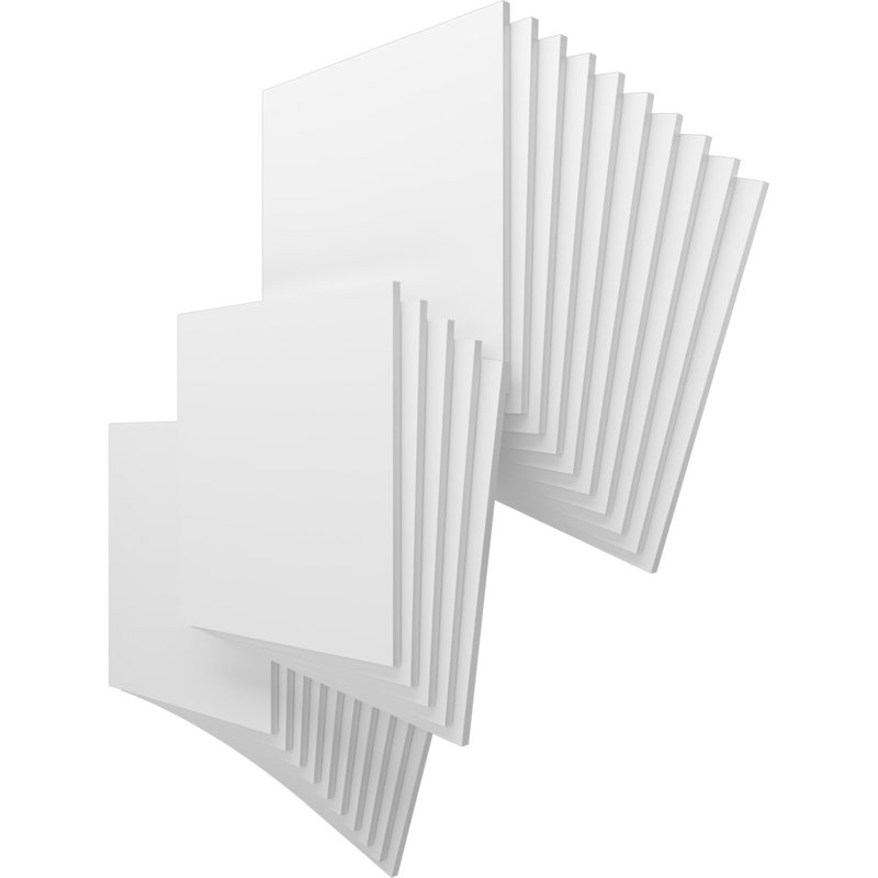 Panneaux de loisirs en PVC, H 23,75 po x l 23,75 po x P 0,63 po