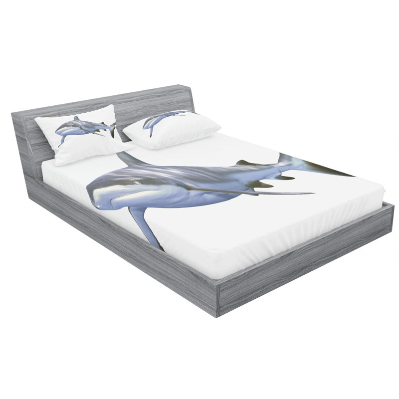 Microfiber Sheet Set, Queen Sheet Set with Fitted Sheet