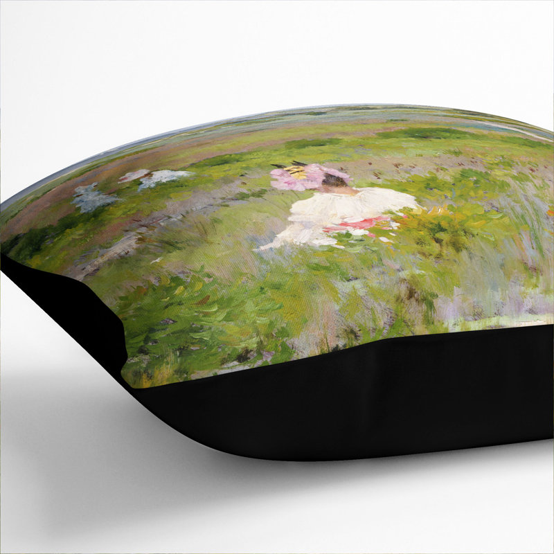 Square Cushion, 40cm H x 40cm W x 15cm D, Black