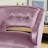Ballentine Mid-Century Modern Accent Chair with Channel Stitching and Rubberwood Legs-1636391744