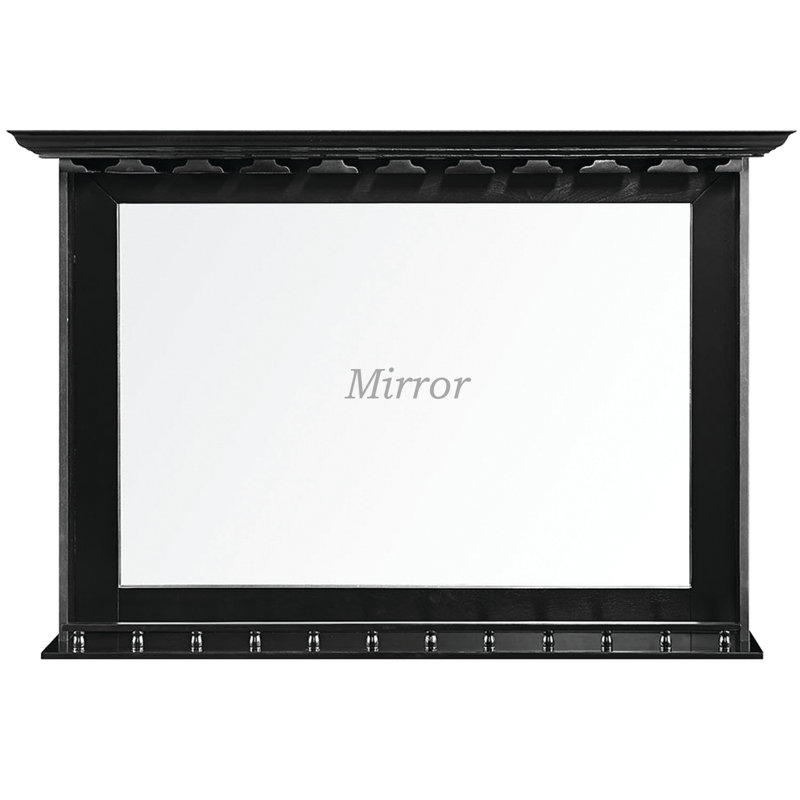 Miroir d'appoint Chiles, Noir