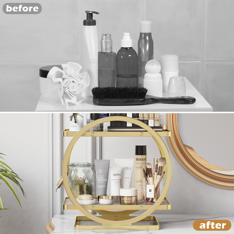 Belma Carbon Steel Makeup Organiser