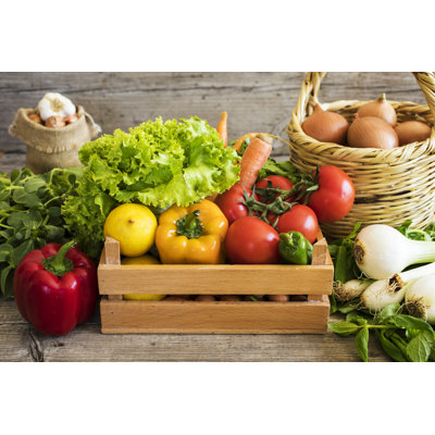 " Vegetables On Wooden Table " by Seb_Ra
