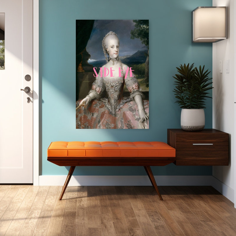 Art contemporain contemporain élégant, H 48 po x l 32 po