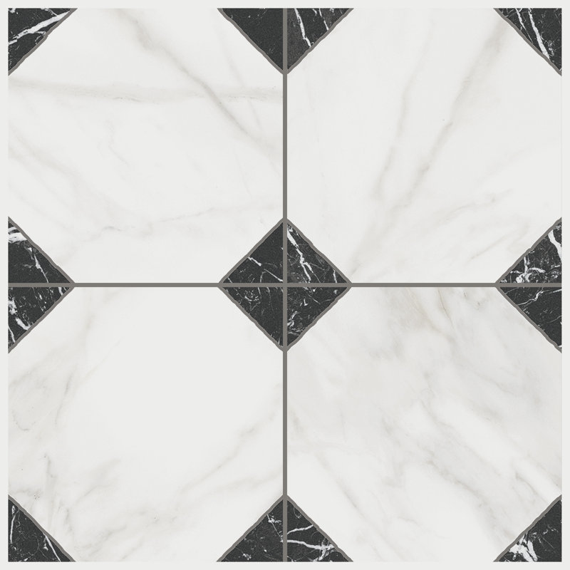 Merzoni Yard 13 In. X 13 In. Porcelain Floor And Wall Tile