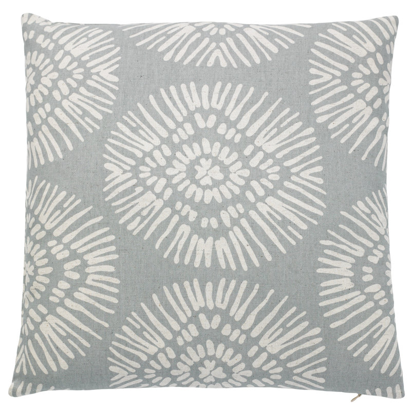 Taie décorative en coton mélangé, Euro, Gris