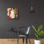 «Rock N Roll Guitars Brown» par Michael Mullan, art mural en verre acrylique-415426449