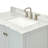 Flynt 37'' Single Bathroom Vanity with Carrara Marble Top-64627295
