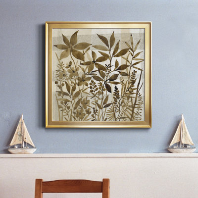 «Neutral Garden I-Premium», reproduction encadrée prête à être accrochée