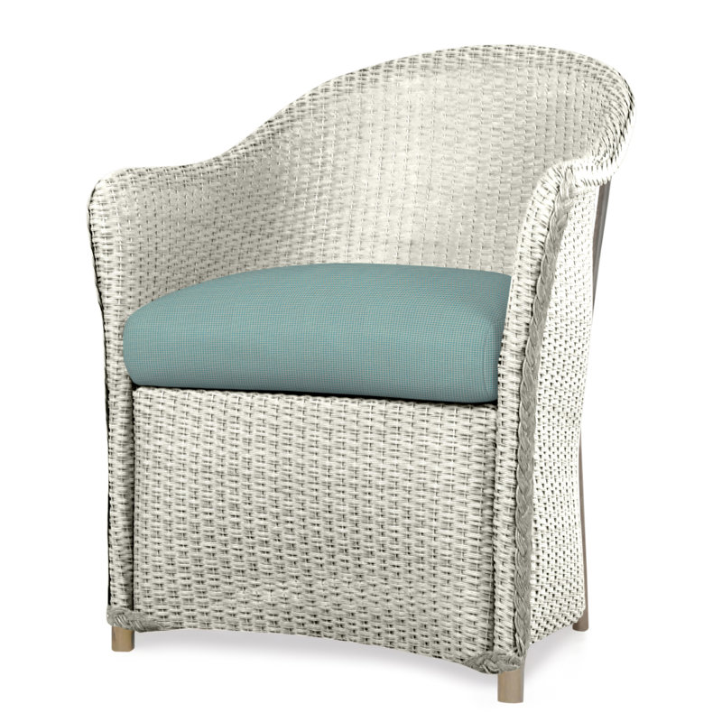 Weekend Retreat Outdoor Dining Armchair, Fife Aruba, Linen