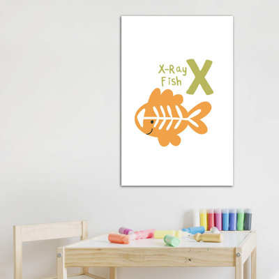 Animal Alphabet - X - impression d'art graphique