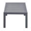 Table basse d'extérieur à structure en métal Tommy Hilfiger Monterey, bleu marine et gris foncé