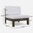 OANA -5-PIECE V SHAPE SOFA SET, WHITE