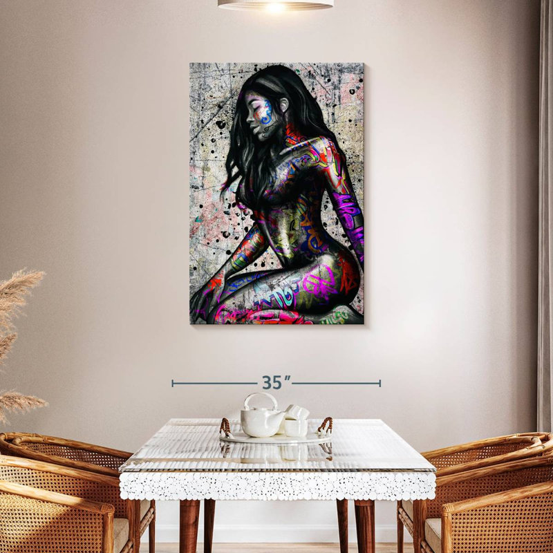 " African Seduction " by Harper D., 45" H x 30" W x 1.25" D