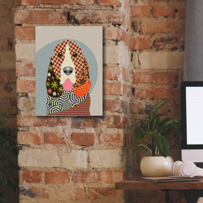'Basset Hound Dog' by Lanre Adefioye, Canvas Wall Art