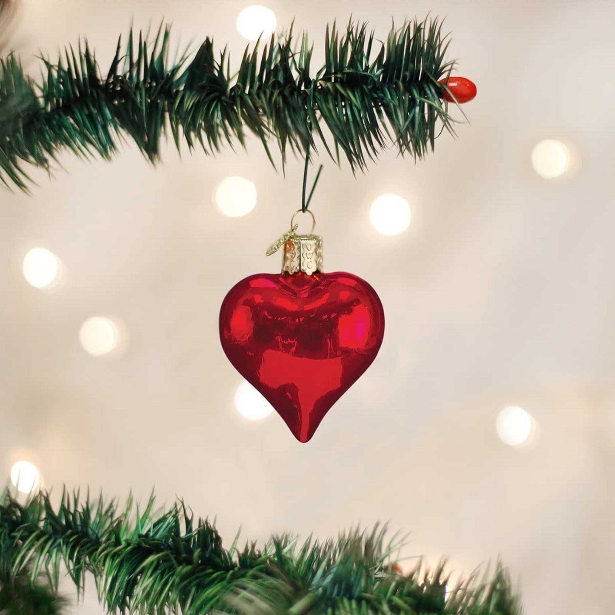 Old World Christmas Shiny Heart Hanging Figurine Ornament & Reviews | Wayfair