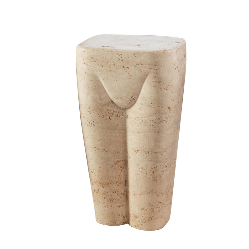 Femme Stool, Travertine