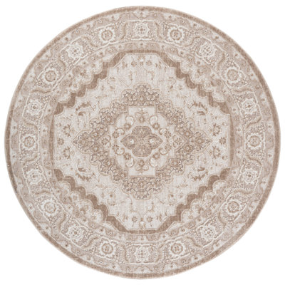 Lunara Power Loom Polyester; Jute/Sisal; Polypropylene Plastic Oriental Indoor Rug