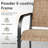 9-Piece Outdoor Patio Dining Set – Includes 8 Dining Chairs and Square Metal Table with Umbrella Hole – Seats 8 for Backyard, Poolside, Balcony, and Garden Use-1266482808