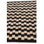 Tapis noir et blanc Noe