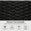 Leory Rattan Wicker 4 - Person Seating Group with Cushions