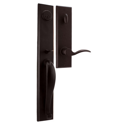 Handle With Lever And Deadbolt Entry Set