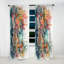 Vibrant Coral Reef II - Rideau de plage moderne - Velours obscurcissant - 1 panneau-107832178