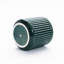 Pot à fleurs rond en céramique nervuré vert Jade-41360464