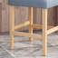 Ensemble de 2 tabourets à oreilles capitonnés en tissu pour comptoir de cuisine ou bar-1139440329