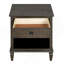 Table de chevet brun antique