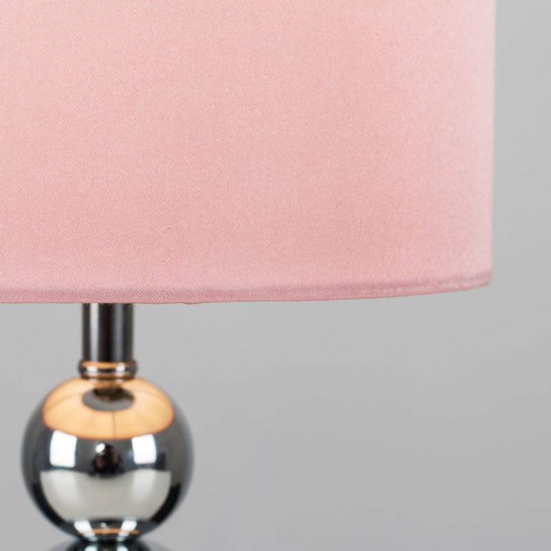 Ettinger Bedside Table Lamp, Dusky Pink, No Bulb