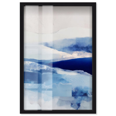 Breath of the Ocean I Blue Decor Shadowbox Print by Art Remedy