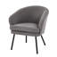 Fauteuil demi-tonneau en velours côtelé Corduroy-130136745