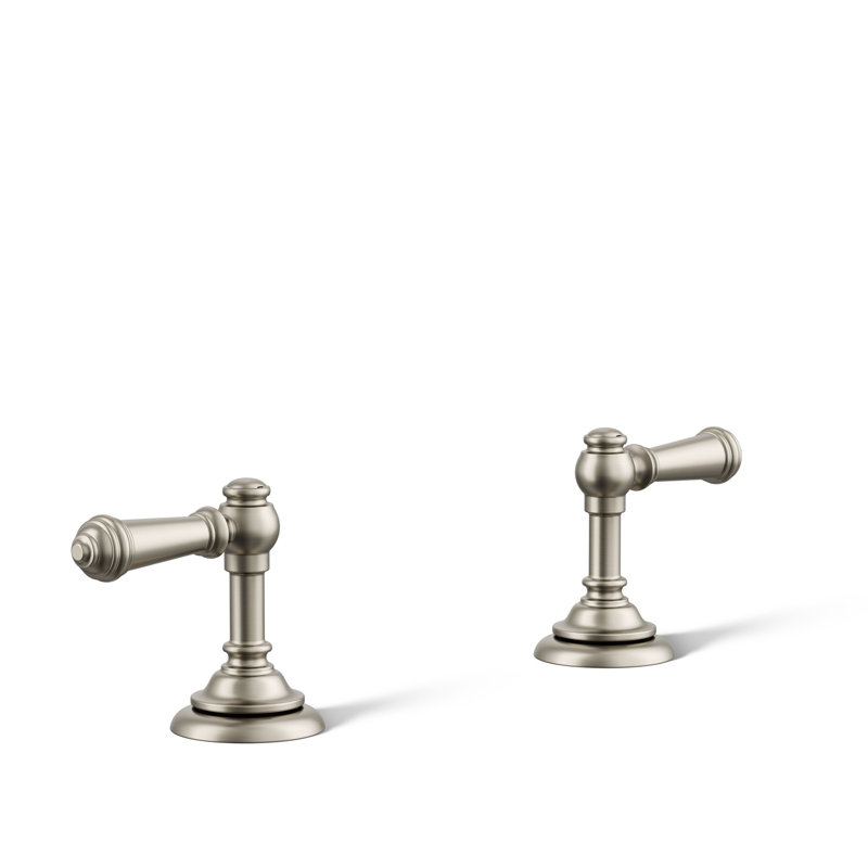 Artifacts® Bathroom Sink Lever Handles, Vibrant Brushed Nickel
