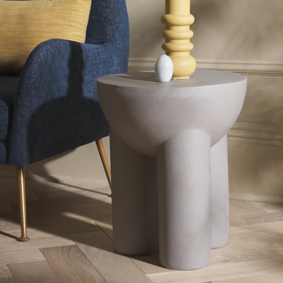 Kiheem Marble Top End Table
