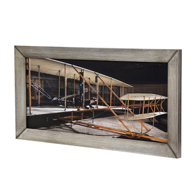 Vol traditionnel 15,7 po x 1,2 po x 29,9 po, image rectangulaire d'un homme multicolore à l'ancienne