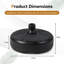 Avinoam 1 kg Plastic Umbrella Base