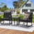 Black Frame/Dark Gray Cushion