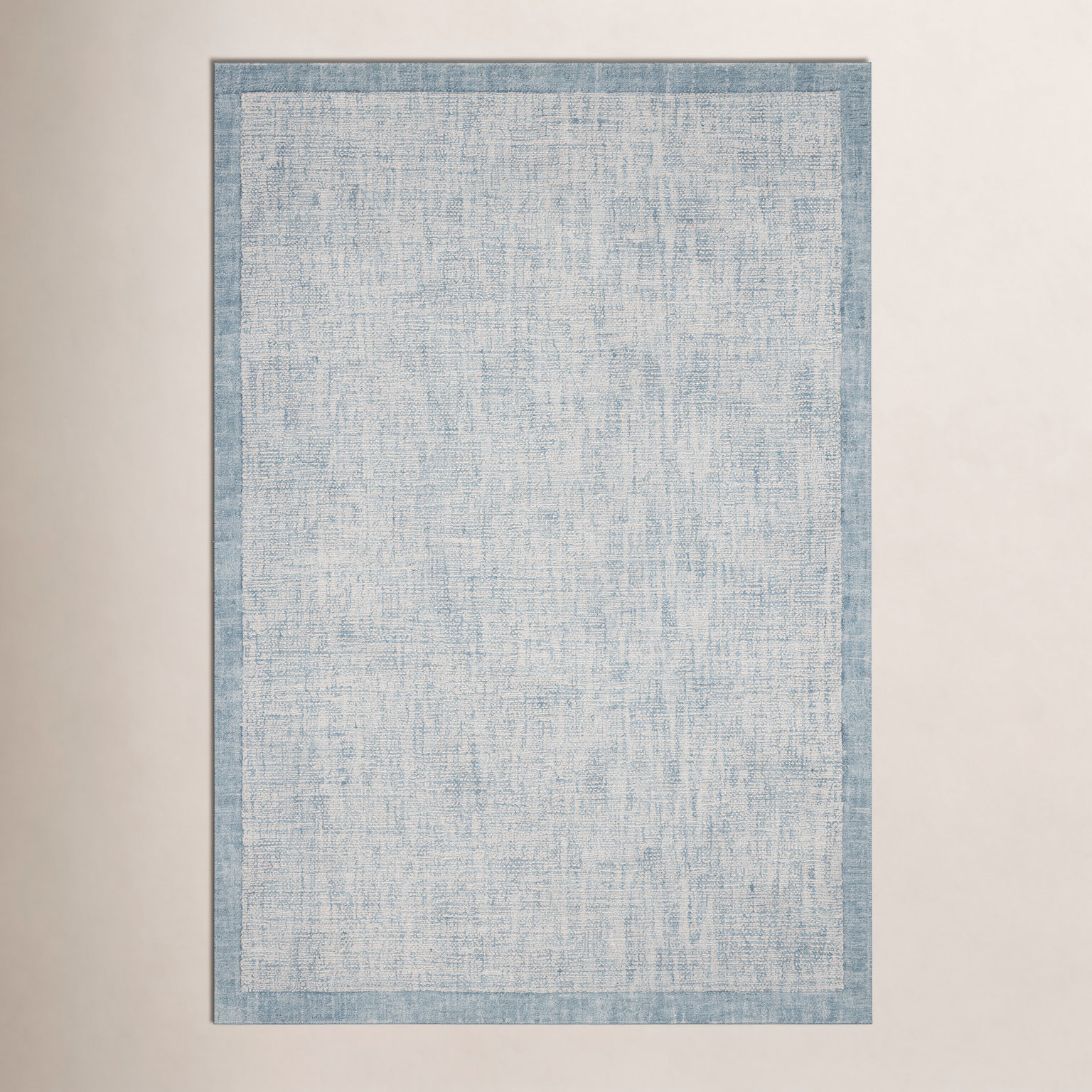 Henley Ivory / Blue Area Rug, Rectangle 8'6" x 11'6"