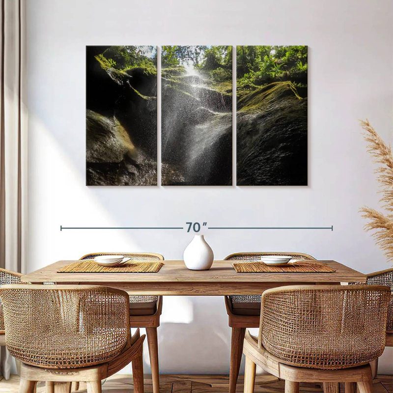 Chute d'eau Alvord Dominica Secret, H 36 po x l 57 po