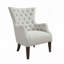 Hannah Button Tufted Wing Chair-2062625709
