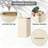 100L Laundry Hamper with Lid,Tall Laundry Baskets with Pull Handles,Beige-2045201873