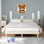 Structure de lit plateforme moderne et flottante en blanc