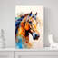Impression d'art mural cheval coloré et coloré-83484768